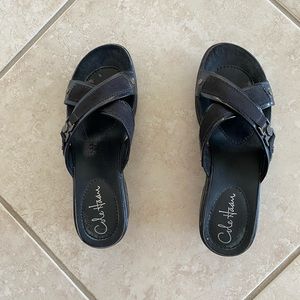 Cole Haanblack sandal casual